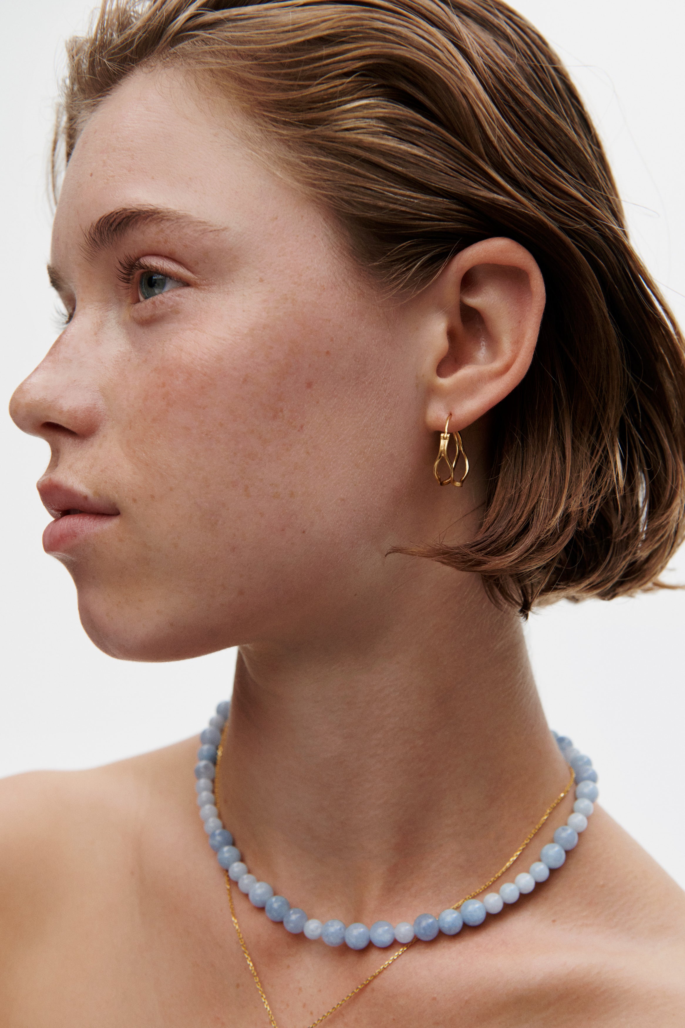 Blue Sky halskæde - forgyldt